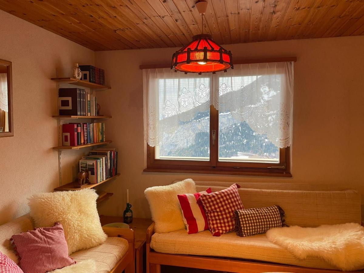 Gemuetliche Wohnung Mit Traumaussicht! Albinen エクステリア 写真